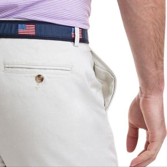 Vineyard Vines Stretch Breaker Pants Off White - Picture 4 of 11